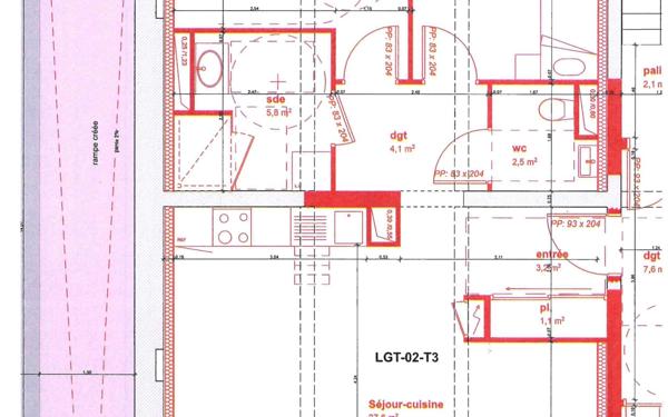 Appartement à vendre    3 pièces •  Argentan
