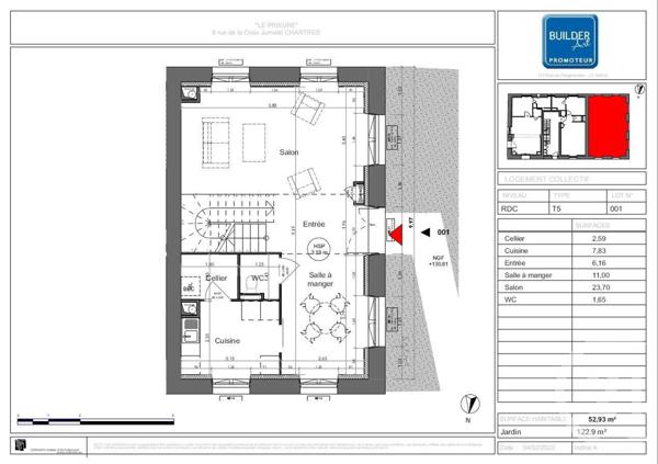Maison à vendre  6 pièces - 132 m2 CHARTRES - 28