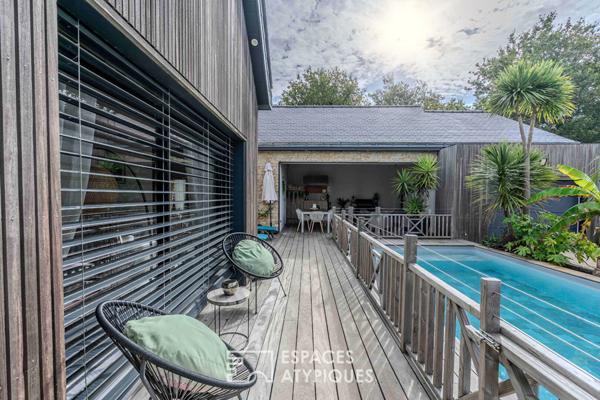 Villa de caractère autour de sa piscine et de son patio