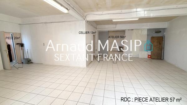 BIEN ATYPIQUE BEAUX VOLUMES 170 M² HAB PLUS RDC 170 m², GGE, TERRASSE INTIMISTE, 54KM DE PERPIGNAN