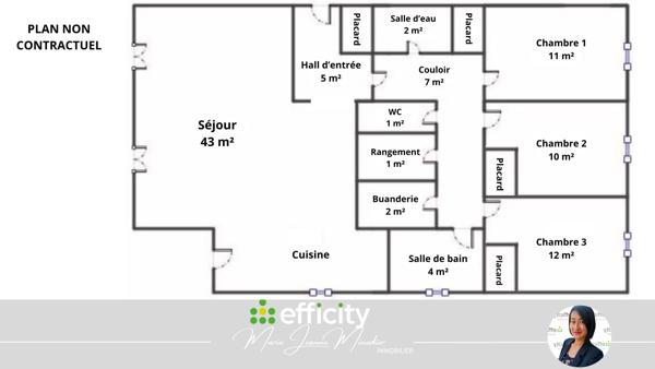 Appartement
         4 pièces
        - 99 m² Exclusivité 355 000 € *