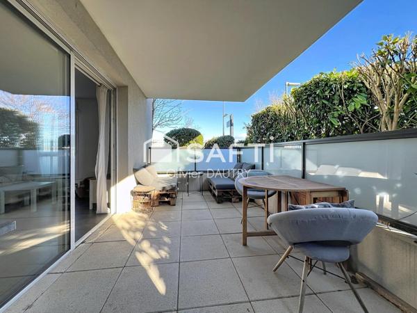 T3 de 60 m2 – Terrasse sans vis-à-vis et garage