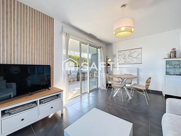 T3 de 60 m2 – Terrasse sans vis-à-vis et garage