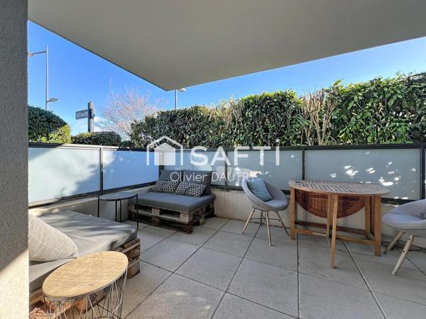 T3 de 60 m2 – Terrasse sans vis-à-vis et garage