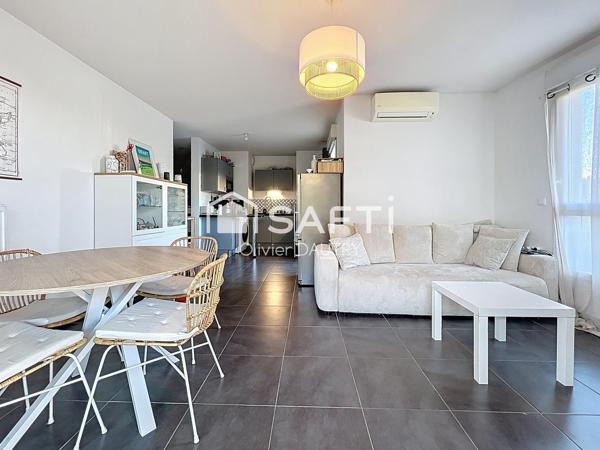 T3 de 60 m2 – Terrasse sans vis-à-vis et garage