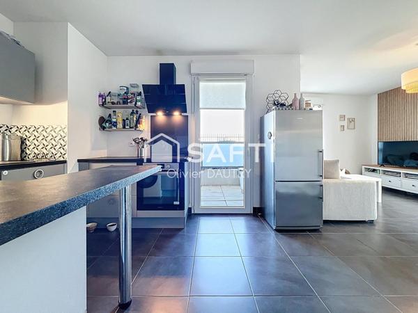 T3 de 60 m2 – Terrasse sans vis-à-vis et garage