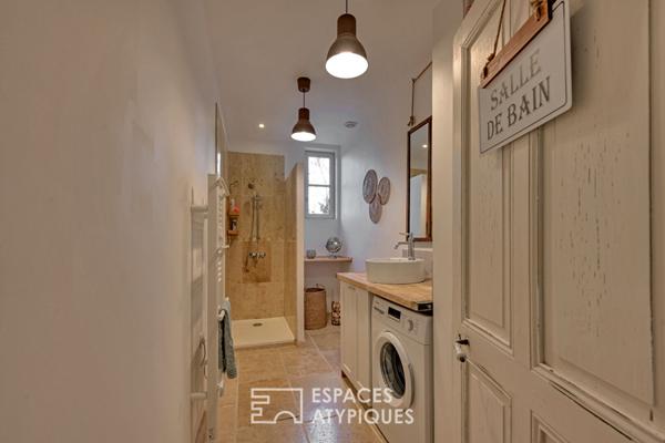 Appartement rénové et confidentiel au coeur d’un village proche d’Uzès