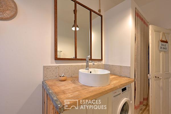 Appartement rénové et confidentiel au coeur d’un village proche d’Uzès