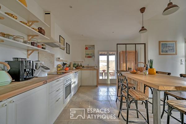 Appartement rénové et confidentiel au coeur d’un village proche d’Uzès