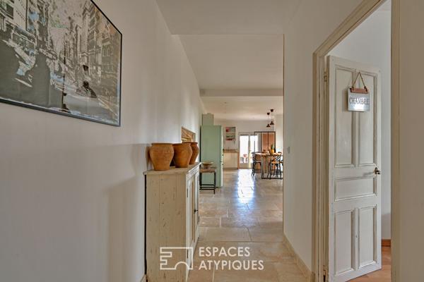 Appartement rénové et confidentiel au coeur d’un village proche d’Uzès