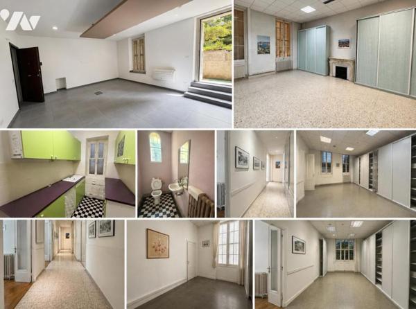 MENTON CENTRE - appartement / Bureau ou local  8 pièces de 201 m² avec cave aménagée 