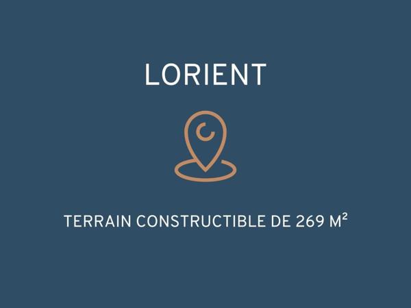 EXCLUSIVITÉ LORIENT Blum : Terrain constructible de 269 m2