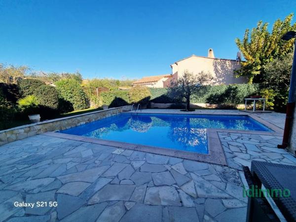 A voir Draguignan jolie villa F4 de 114m terrasse garage piscine 663m terrain 449000€ crn2390 dpe c Draguignan (83300)