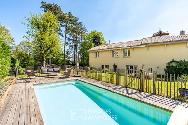 Maison de caractère au calme avec piscine