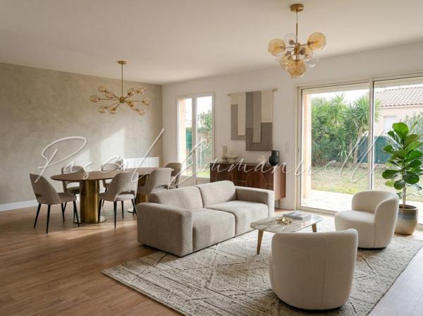 ANTIBES - Maison - Bréguières -Domaine sécurisé - Aperçu mer