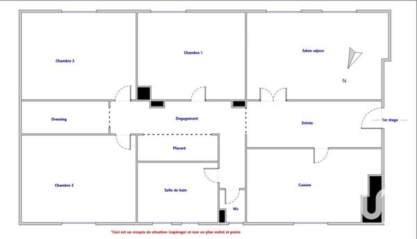 Appartement à vendre 4 pièces 94 m² Pontoise