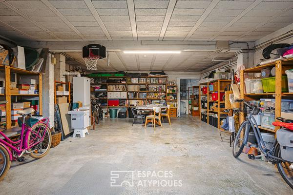 Maison au calme avec garage hors norme dans le quartier de La Trompette