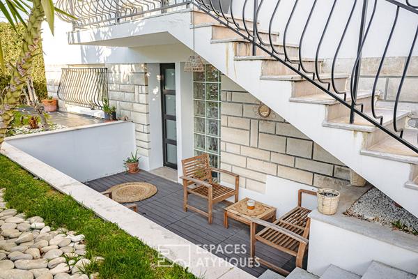 Maison au calme avec garage hors norme dans le quartier de La Trompette