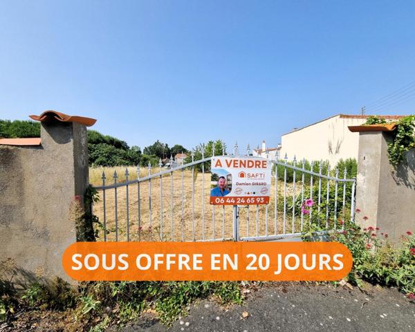 AYTRE SECTEUR LA COURBE - TERRAIN 500M2 - LIBRE DE CONSTRUCTEUR