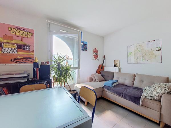 A VENDRE - TOULOUSE - Quartier Cartoucherie - Appartement T3 de 55m² avec place de parking en sous-sol