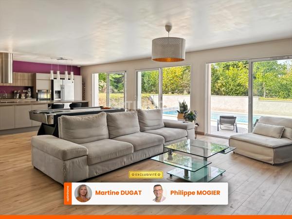 Maison récente de plain-pied avec piscine neuve, 3 chambres, pièce de vie de 71 m², 10 min de VICHY
