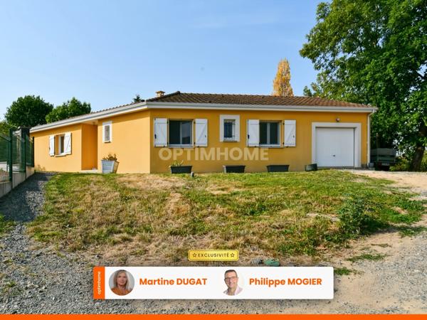 Maison récente de plain-pied avec piscine neuve, 3 chambres, pièce de vie de 71 m², 10 min de VICHY