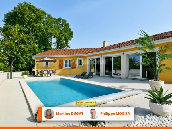 Maison récente de plain-pied avec piscine neuve, 3 chambres, pièce de vie de 71 m², 10 min de VICHY