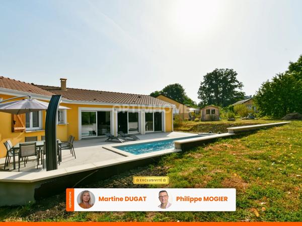 Maison récente de plain-pied avec piscine neuve, 3 chambres, pièce de vie de 71 m², 10 min de VICHY