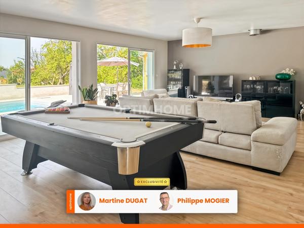 Maison récente de plain-pied avec piscine neuve, 3 chambres, pièce de vie de 71 m², 10 min de VICHY