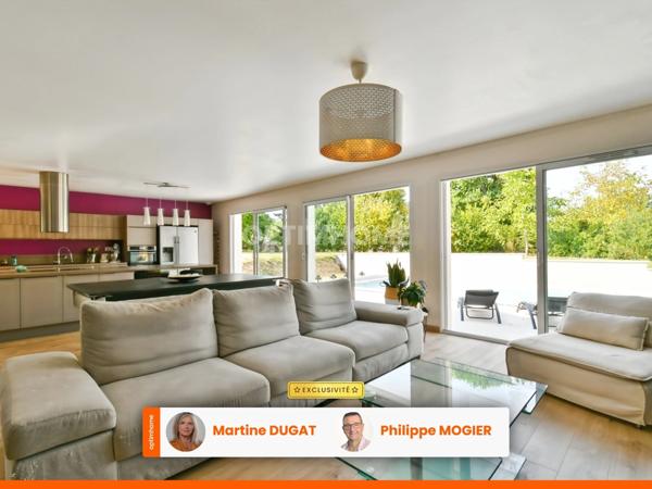 Maison récente de plain-pied avec piscine neuve, 3 chambres, pièce de vie de 71 m², 10 min de VICHY