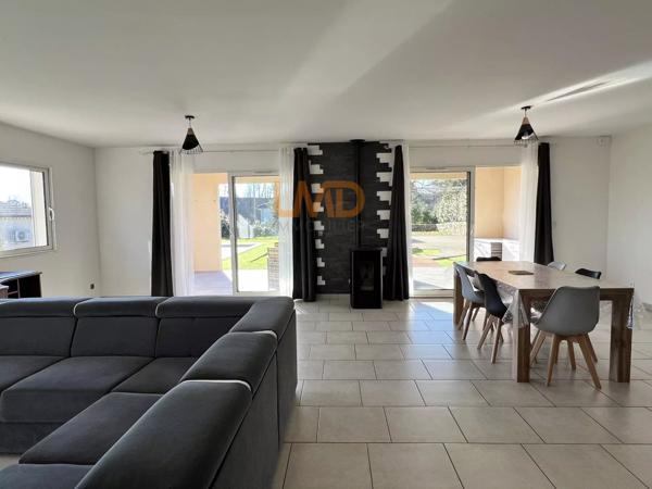Villa 120m2 plain pied de 2017, 3 Chambres, piscine chauffee