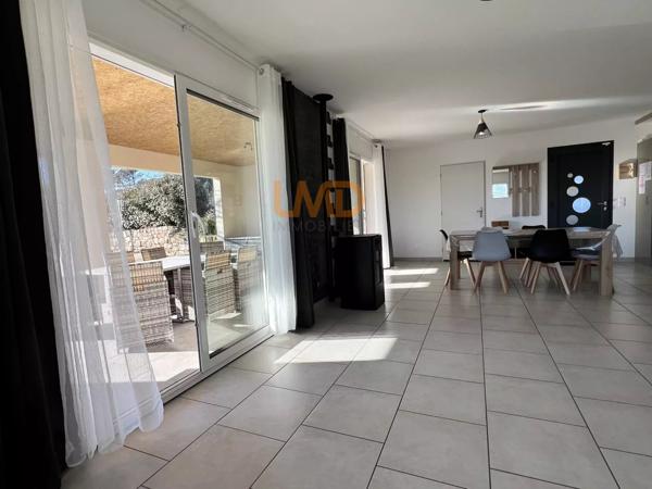 Villa 120m2 plain pied de 2017, 3 Chambres, piscine chauffee