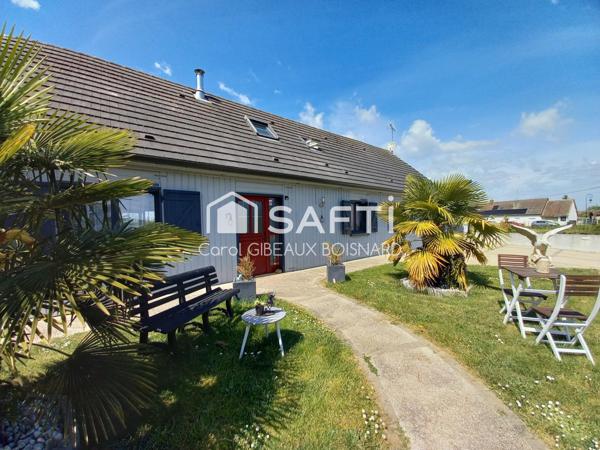 Beau pavillon avec 4 chambres, 2 garages et terrain