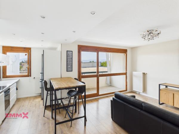 Beau T2 rénové aux portes de Genève.