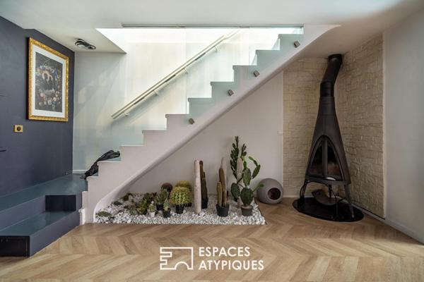 Duplex inversé avec terrasse intimiste au cœur du Village