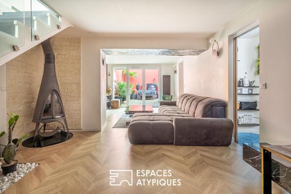 Duplex inversé avec terrasse intimiste au cœur du Village