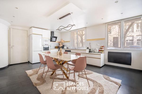 Duplex inversé avec terrasse intimiste au cœur du Village