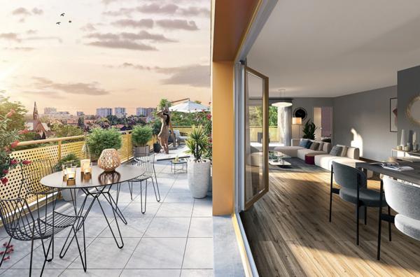 appartement à vendre 4 pièces avec terrasse à BEAUCHAMP (95)
