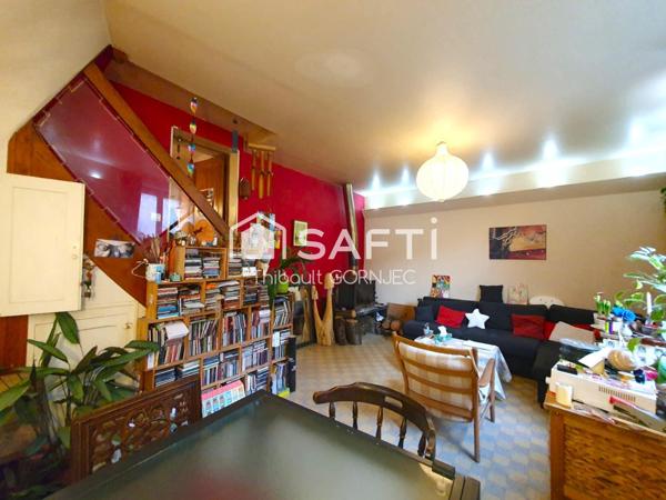 Charmant cocon de 102 m² avec extérieur et atelier, idéalement situé près de la gare de Champagne-sur-Seine.