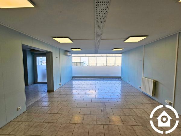 Bureaux avec vitrine