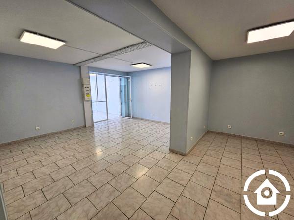 Bureaux avec vitrine