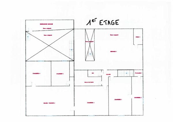 Maison 170 m² + grande dépendance 150 m² – Langon