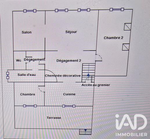 Immeuble à vendre 189 m² Aix-Villemaur-Pâlis