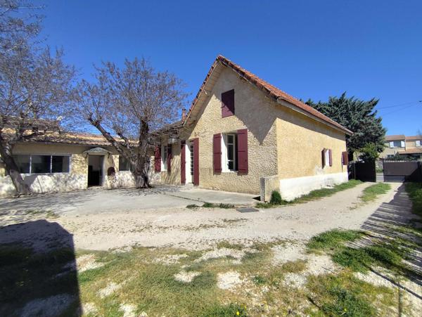 maison individuelle plein pied, garage, cave, terrain
