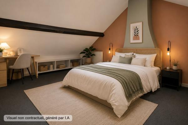 Investissement locatif – maison vendue louée dans le secteur recherché du bon poste à lys-lez-lannoy