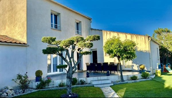 maison avec jardin piscine calme lumineuse