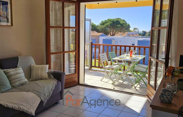 Appartement traversant 2 pièces avec aperçu mer proche Ponta