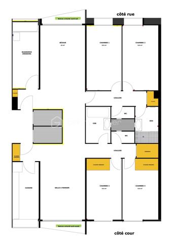 Au 6e et dernier étage avec ascenseur d’un immeuble en pierre de taille de la fin des années 50, possibilité rare d’acquérir deux appartements mitoyens afin de créer un vaste appartement familial d’environ 104 m². Anciennement réunis et exploités comme un seul logement, les deux biens ont été redivisés pour la vente. Leur configuration permet aujourd’hui de retrouver facilement un grand espace de vie familial bénéficiant d’une double exposition nord-est / sud-ouest, d’une belle luminosité, d’une agréable circulation traversante avec une véritable sensation d’espace grâce à son étage élevé et à l’absence de vis-à-vis direct.
Les appartements étant également proposés séparément, cette opportunité reste par nature temporaire.

Côté sud-ouest / côté cour, les pièces offrent une vue particulièrement dégagée jusqu’à la Tour Eiffel et La Défense. Côté nord-est / côté rue, la vue est également dégagée, l’appartement est calme sur ses 2 facades (rue peu passante) dans un environnement résidentiel recherché.

La configuration actuelle permet d’envisager :
• un double séjour : salon d’un côté, salle à manger de l’autre avec balcon de chaque côté.
• 4 chambres indépendantes desservies deux par deux par un couloir (possibilité 3 chambres + bureau ou 3 chambres dont une grande suite parentale avec SdB attenante )
• 2 salles de bains.
• 2 WC indépendants.
• une cuisine indépendante.
• une buanderie / dressing.
• de nombreux rangements et placards.

Des travaux de rénovation sont à prévoir afin de moderniser l’ensemble, mais les fondamentaux sont particulièrement recherchés : dernier étage avec ascenseur, appartement traversant, luminosité, extérieurs, vues dégagées et fort potentiel de valorisation. Les parquets existants pourront notamment être conservés et mis en valeur.
Des suggestions de rénovation virtuelle permettent de mieux se projeter dans les espaces et les possibilités d’aménagement.
Chauffage central et eau chaude collectifs inclus dans les charges.
Deux caves et un parking complètent l’ensemble.

Situé rue du Révérend Père Christian Gilbert, à proximité immédiate du carrefour des Bourguignons, l’ensemble bénéficie d’un environnement vivant et résidentiel apprécié pour sa qualité de vie, ses commerces, ses transports et ses écoles (maternelle et élémentaire à 2’, collège - sectorisation Truffaut - à 10’).

Métro Les Agnettes (ligne 13) à environ 500 m, gare de Bois-Colombes permettant de rejoindre Saint-Lazare rapidement, accès facilité à La Défense via le bus 178.