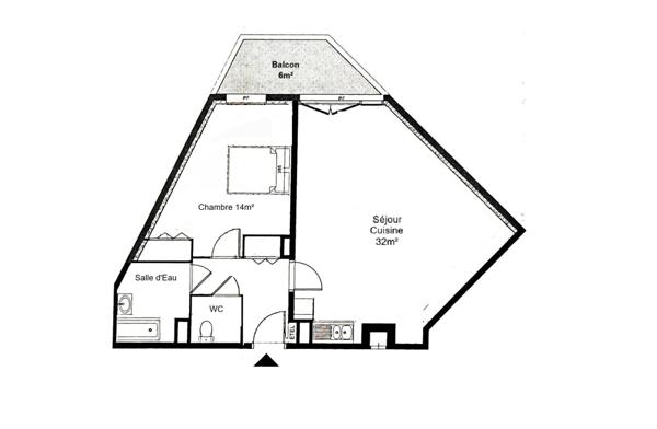 Appartement à vendre 2 pièces 58 m² Ollioules