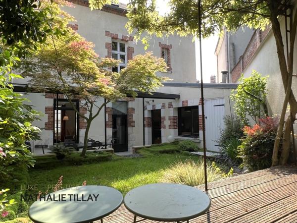 A vendre ORLEANS Dunois, maison bourgeoise avec jardin